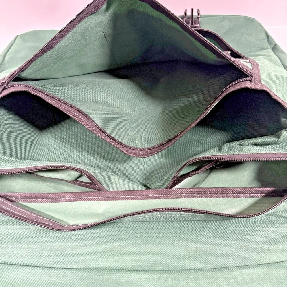 Unbranded Messenger Bag Unisex Large Green Tactical Patch Panel Utility Laptop